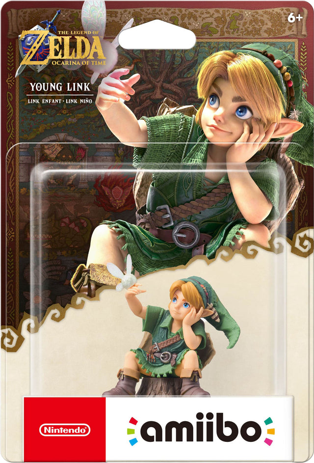 THE LEGEND OF ZELDA OCARINA OF TIME YOUNG LINK  
6+  
LINK ENFANT • LINK NINO  
Nintendo  
amiibo