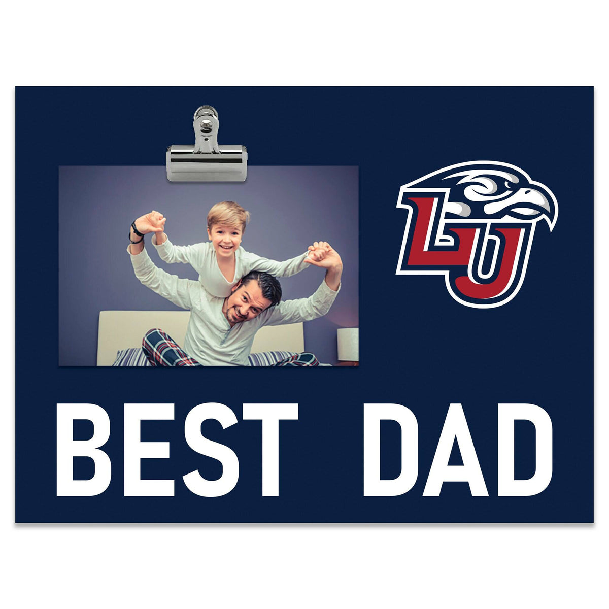 Fan Creations - Liberty Flames 8" x 10.5" Briteline Best Dad Clip Frame - Multicolor