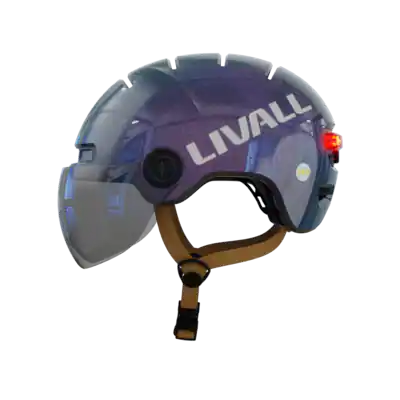 LIVALL - L23 Smart Bike Helmet, LED Lights & Removable Visor, NTA8776 E-Bike Certified, Fall Detection & SOS Alert