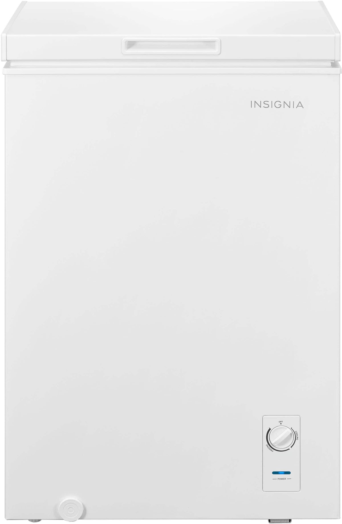 Insignia™ - 3.5 Cu. Ft. Garage-Ready Chest Freezer - White