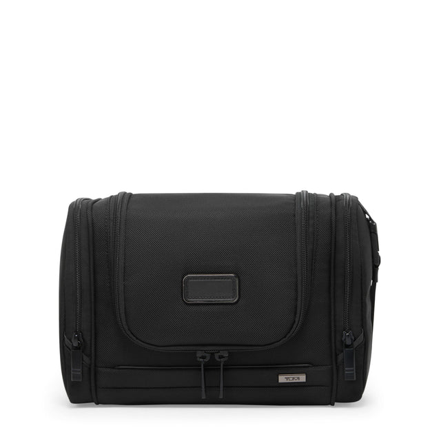 Front. TUMI - Alpha Hanging Travel Kit - Black.