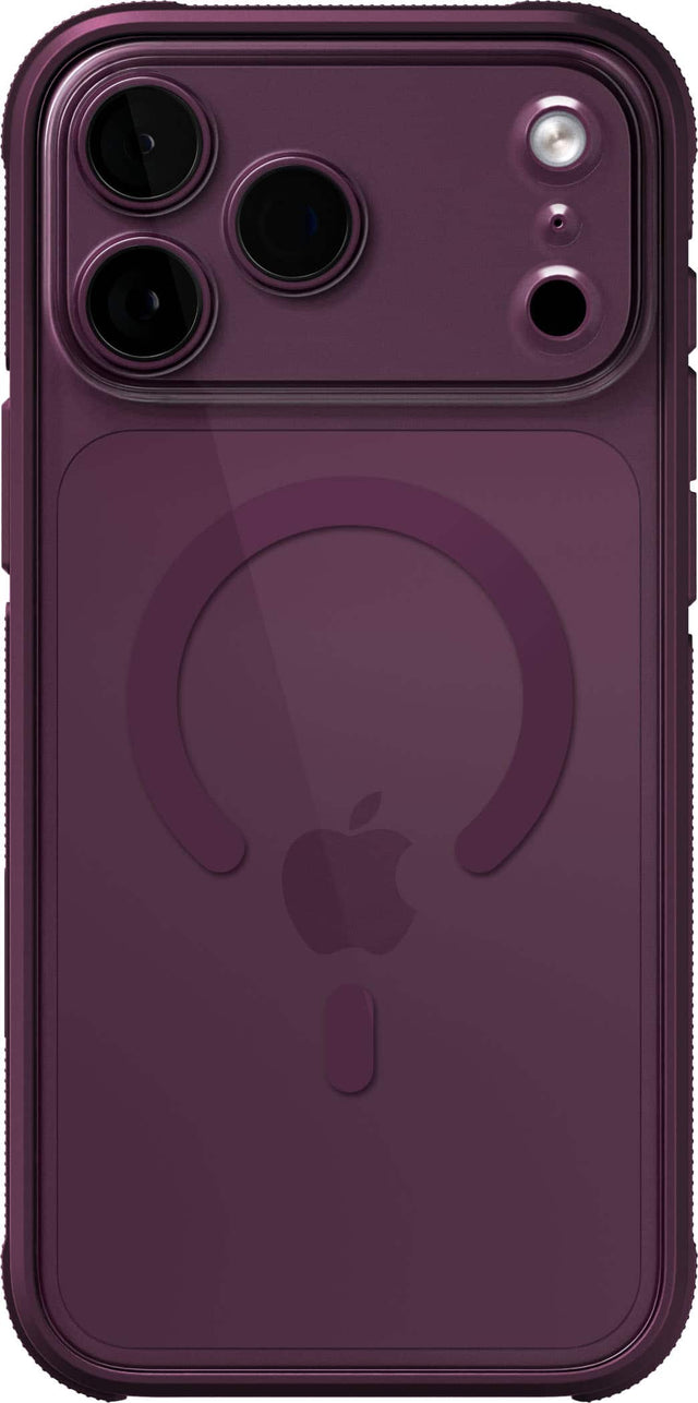 Front. dbrand - Ghost Case with MagSafe for Apple iPhone 18 Pro Max / iPhone 17 Pro Max - Burgundy.