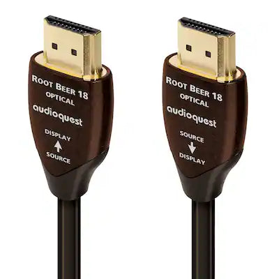 AudioQuest - Root Beer 18 65.6' 4K-8K 18Gbps In-Wall Rated HDMI Cable