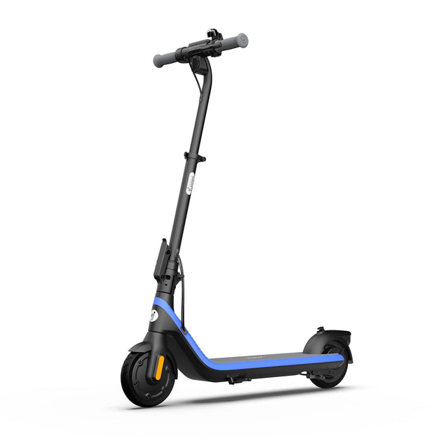Front. Segway - C2 Pro Electric Scooter for Kids - High-Safety Scooter, 9.3 Mile Range, 12.4 MPH Max Speed & Adjustable Height - Blue.