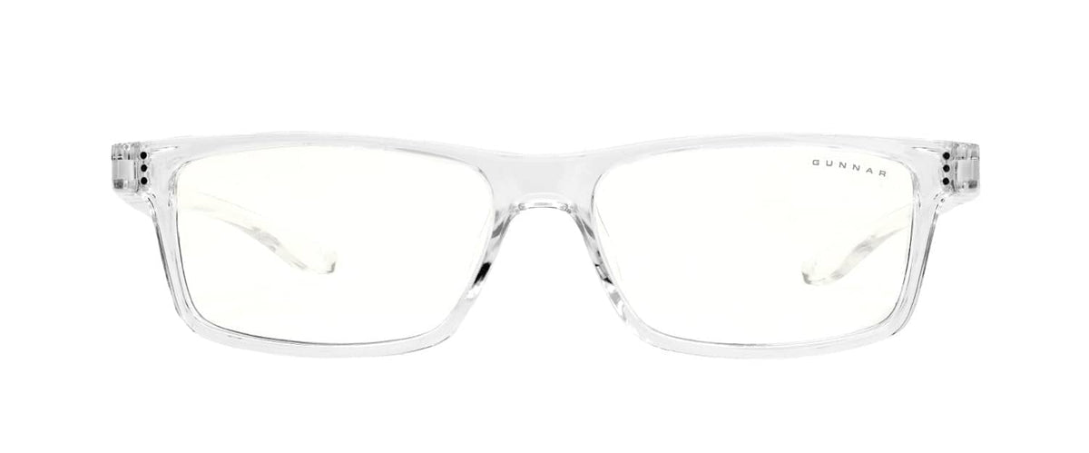GUNNAR - Gaming Glasses - Cruz Kids Large, Clear Neutral Lens - Blue Light Blocking, Relieve Dry Eye - Crystal
