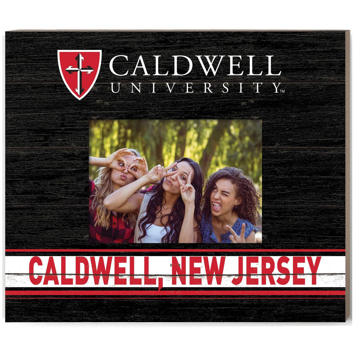 Jardine - Caldwell Cougars 11'' x 13'' Team Spirit Scholastic Picture Frame - Red