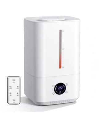 Front. Sugift - Humidifier 6L Cool And Warm Mist Top-Fill For Bedroom And Large Room - White.