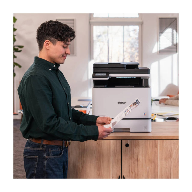 Front. Brother - Brother MFC-L8730CDW Business Color Laser All-in-One Printer with Scan and Copy.