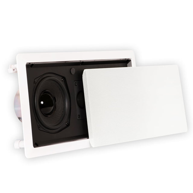 Front. Theater Solutions by Goldwood - TSLCR5 In Wall Speaker Home Theater Surround Sound Center Channel - Paintable White.