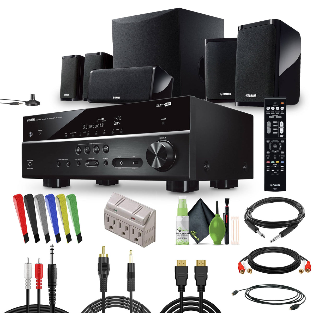 Yamaha - Audio YHT-4950U 4K Ultra HD 5.1-Channel Home Theater System (Bundle)