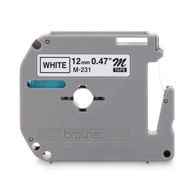 WHITE  
12 mm 0.47"  
M-231  
TAPE  
brother