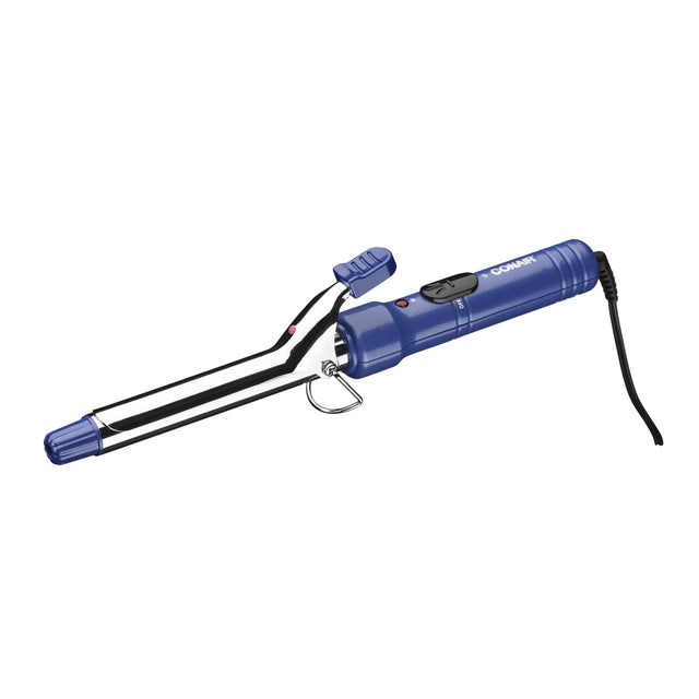 Front. Conair - Conair Supreme Spiral Curls 2 Heat Settings 3/4 Inch Curling Iron in Blue.