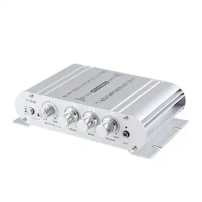 Topteng - 2.1 Channel 400W(Peak) Hi-Fi Audio Amplifier with Subwoofer Output, LED Design