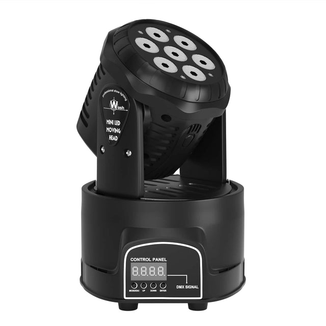 8 0 8 professional show lighting  
Wash MINI LED MOVING HEAD  
CONTROL PANEL  
8.8.8.8.  
DMX SIGNAL