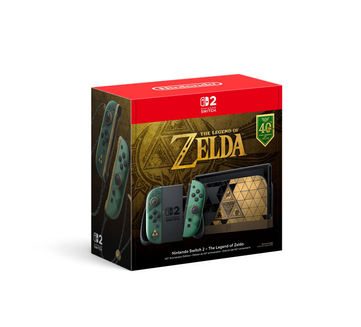 Switch 2 – The Legend of Zelda – 40th Anniversary Edition