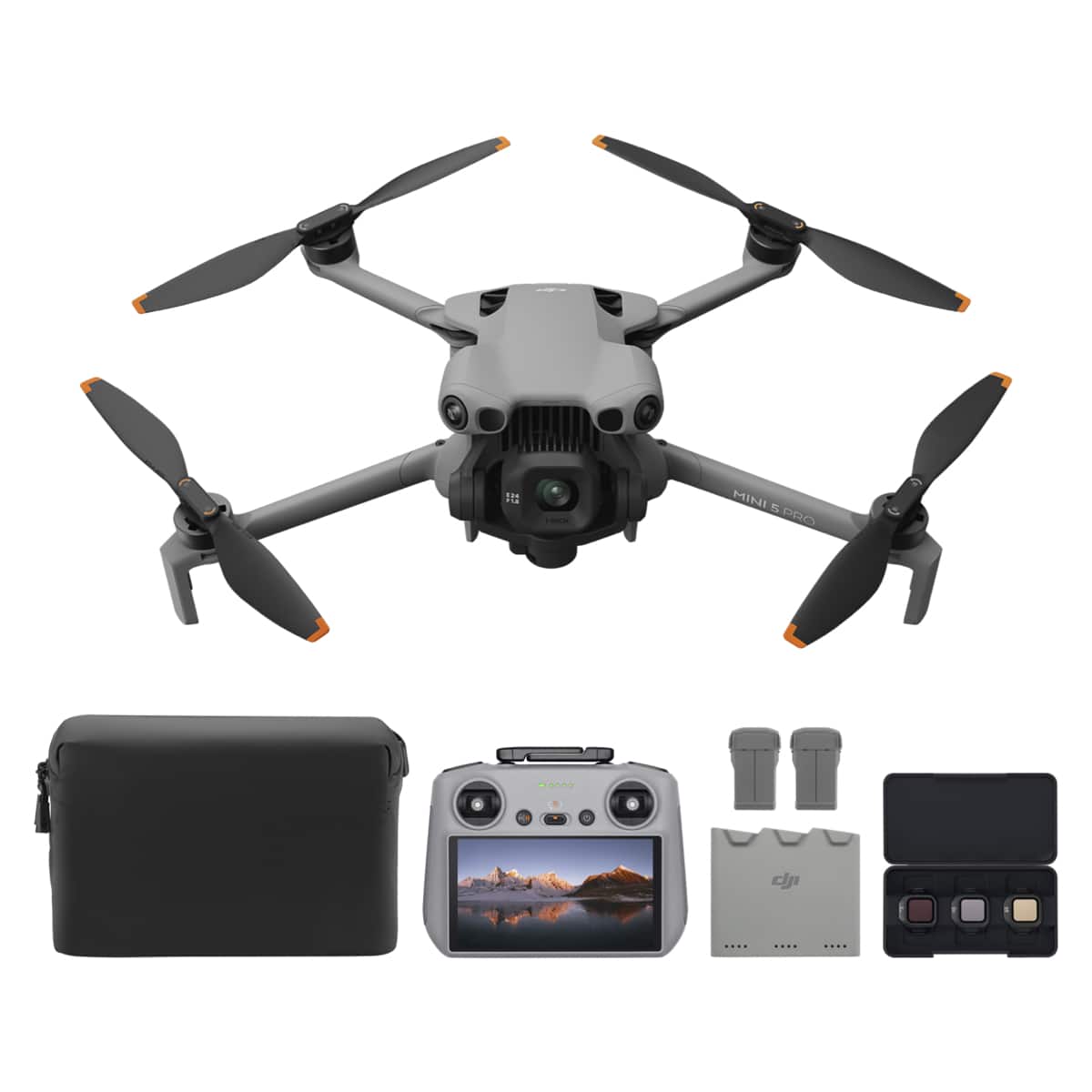 DJI Mini 5 Pro Fly More Combo PLUS Drone with RC2 Controller - Gray