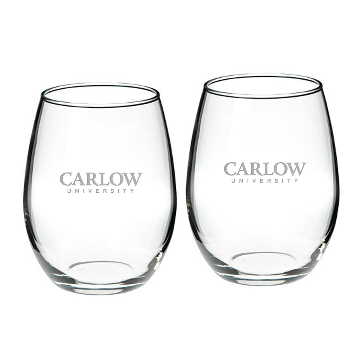 Jardine - Carlow University Celtics 21oz. 2-Piece Stemless Wine Glass Set - Multicolor
