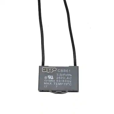 HQRP - CBB61 Ceiling Fan Capacitor 3.5 uF 2-Wire 250 VAC UL Listed for Hunter