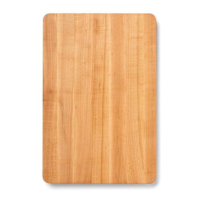 Front. John Boos - John Boos Chop N Slice Small Maple Wood Edge Grain Cutting Board, 16" x 10" x 1" - Maple Wood.