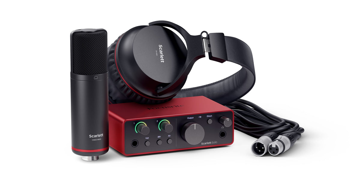 Focusrite - Scarlett Solo Studio 4th Generation Audio Interface - Red