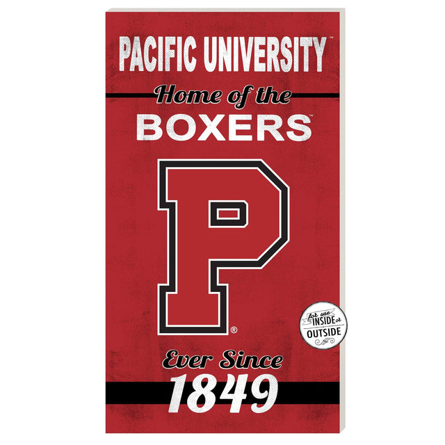 PACIFIC UNIVERSITY  
Home of the BOXERS  
P  
Ever Since 1849  
For use INSIDE or OUTSIDE