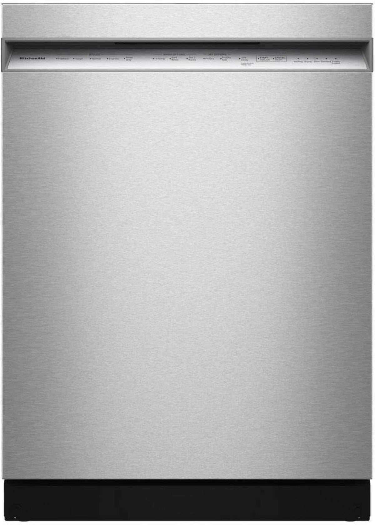 KitchenAid - 24 inch Front Control Built-In Stainless Steel Tub Dishwasher with Third Rack, ProDry System and 44 dBA - Stainless Steel