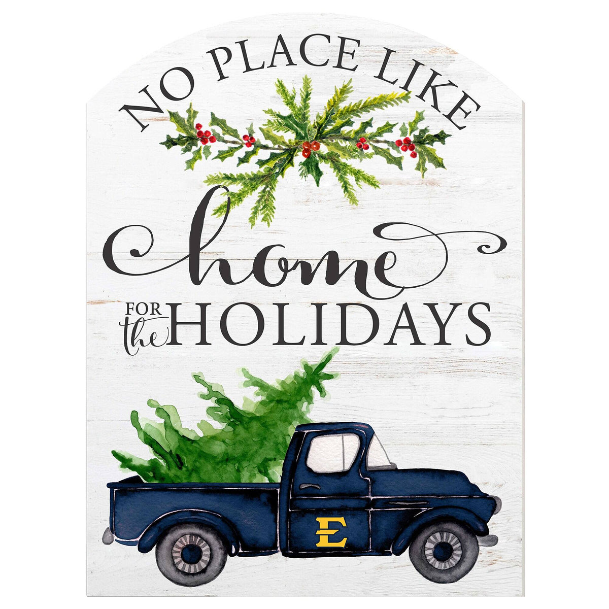 Jardine - ETSU Buccaneers 16'' x 22'' Holiday Marquee Sign - White