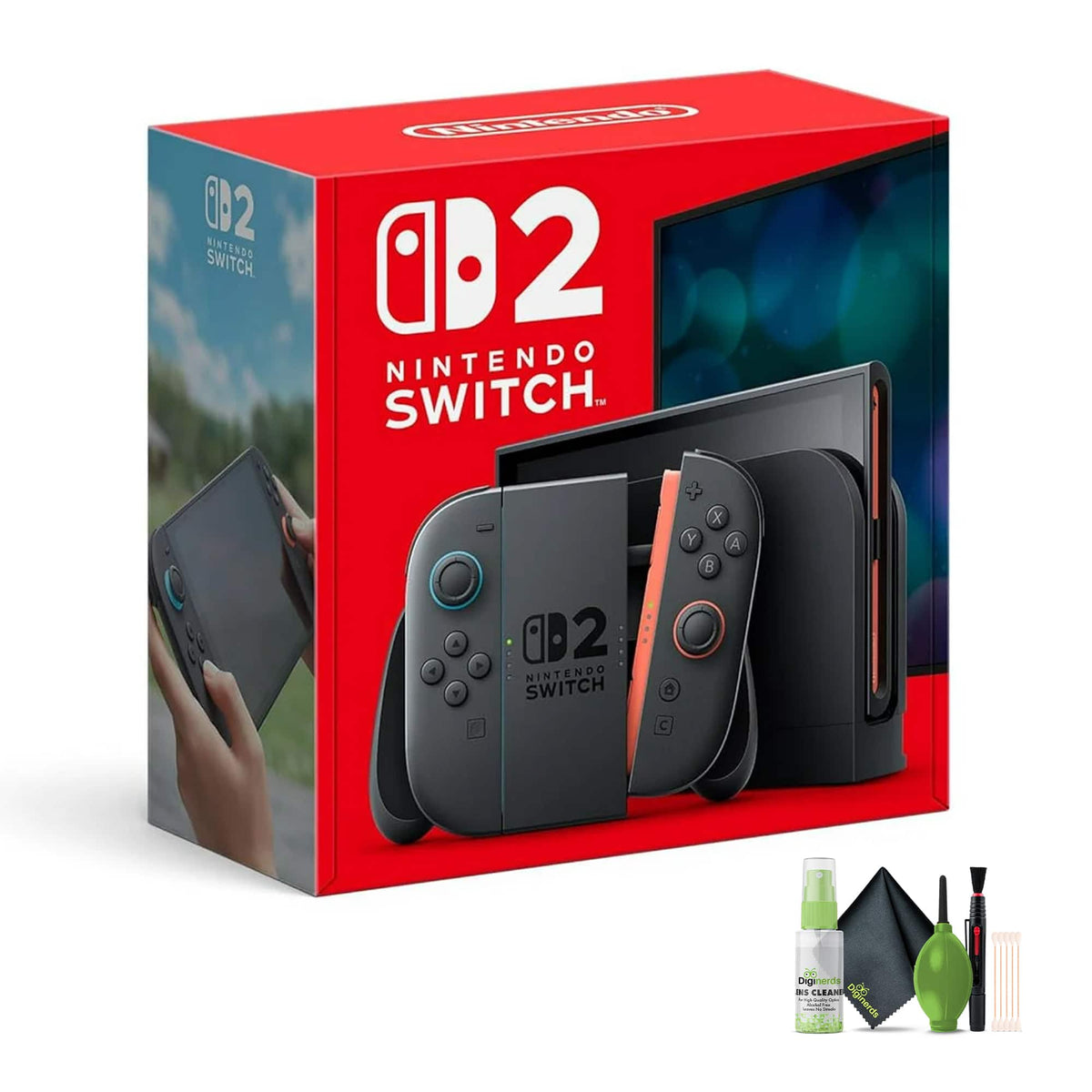 Bundle - Switch 2 Console, Cleaning kit,