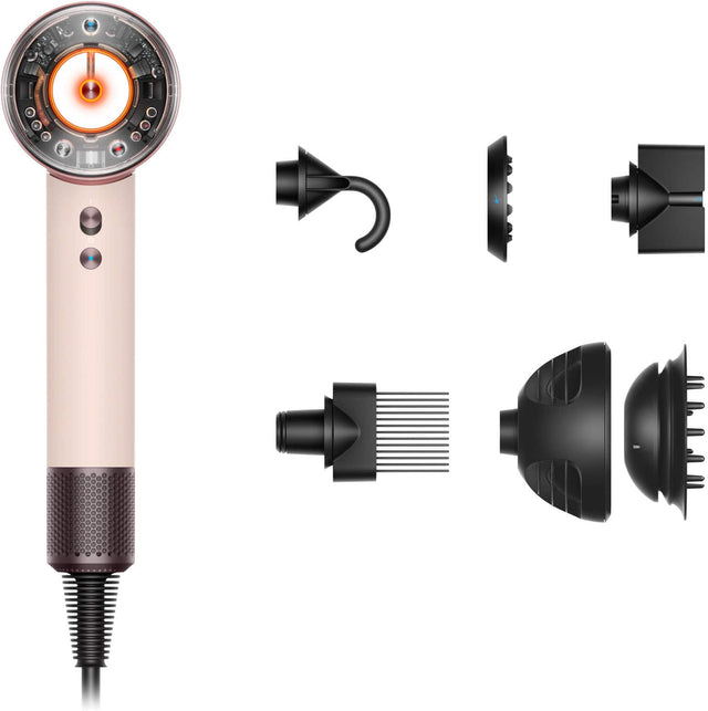 Front. Dyson - Supersonic Nural Hair Dryer - Ceramic Pink/Rose Gold.