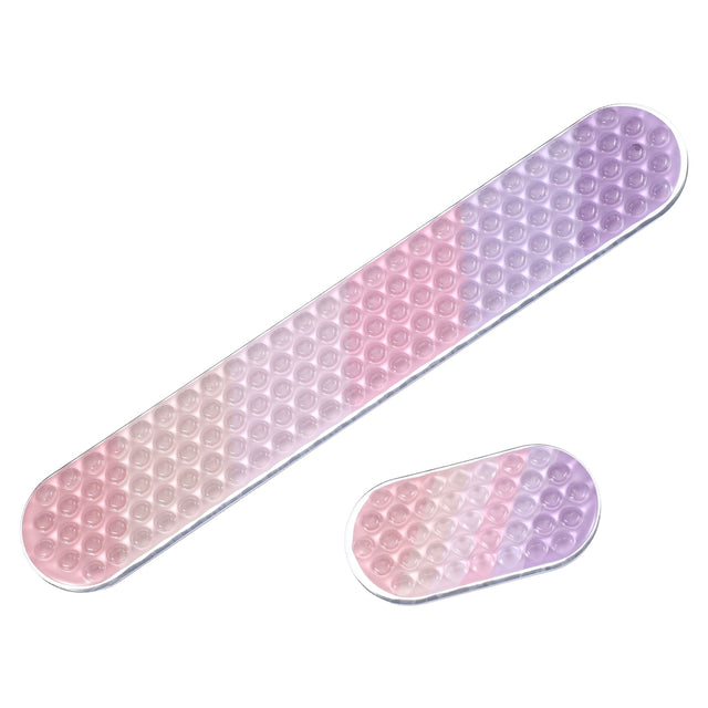 Front. Unique Bargains - Gel Wrist Rest, Ergonomic Silicone Gel Mouse Pad with Cool Touch Cushion for Computer Laptop Home Office Work (Pad Set) - Pastel Ombre.