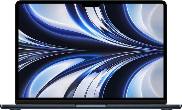 Front. Apple - Apple MacBook Air Retina Certified Refurbished "M2" 8 CPU/10 GPU 13" 8GB - 512GB SSD Laptop - Midnight.