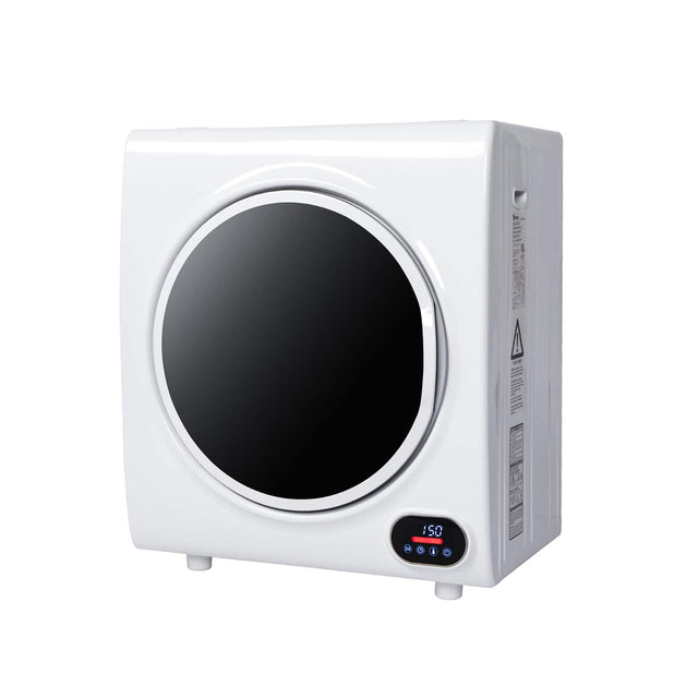 Front. Winado - 1400W Portable Clothing Electric Dryer 2.6Cu.ft 8.8lbs Tumble Drying Machine with Four Drying Models，LED Display 110V - White.