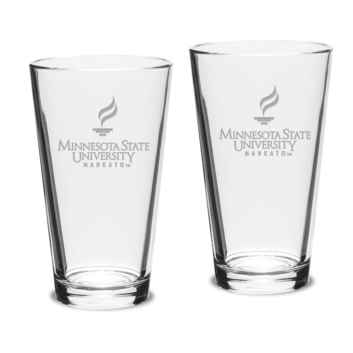 Jardine - Minnesota State Mavericks 16oz. 2-Piece Classic Pub Glass Set - Multicolor