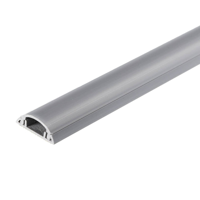 Front. Unique Bargains - Floor/Wall Cable Raceway Cord Cover 39"Lx1"Wx0.4"H Cord Hider Channel Self-Adhesive for TV Wire Management - Grey.