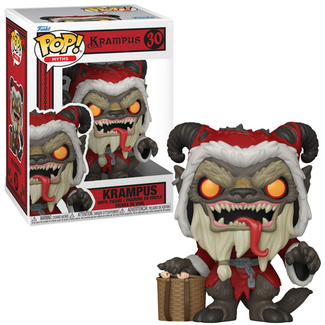 Funko POP! KRAMPUS 30 MYTHS

KRAMPUS FIGURE / FIGURINE EN VINYLE VINYL DE VINIL FIGURA DE VINIL

PELIGRO DE ASFIXIA, D'TOUFFEMENT ADVERTENCIA: adecuado para alle aronen - 35 meses, DANGER CHOKING HAZARD, A ATTENTION: convient 55 13 entanto  moins B 3 mais, Pates A picas by under E monts, Petters subble in chicken Small art
