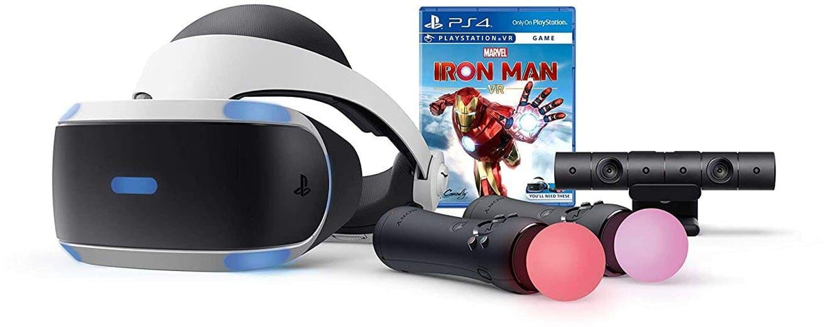 Sony - Refurbished Excellent - PlayStation VR Marvel's Iron Man VR Bundle Console - Black
