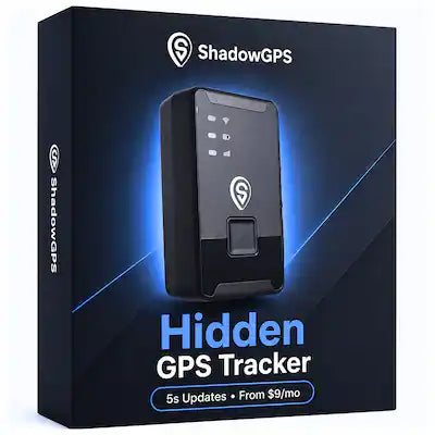 ShadowGPS - ShadowTrack Battery GPS Tracker for Cars, Trailers & Equipment - Hidden Vehicle Tracking Device, No Contract