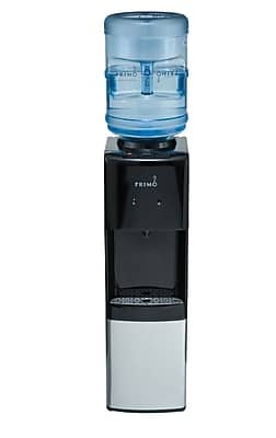 Primo Water - Deluxe 5 Gal. Hot & Cold Water Dispenser - Black/Stainless Steel