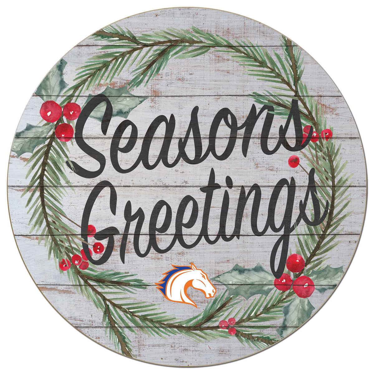 Jardine - UT Arlington Mavericks 20'' x 20'' Season's Greetings Circle - White