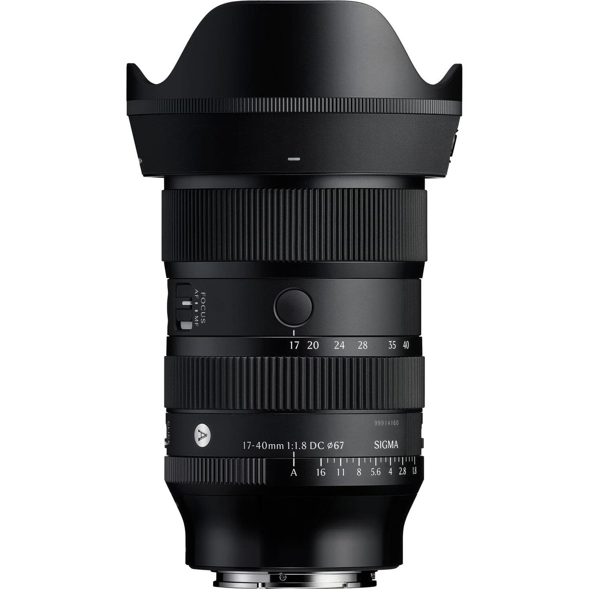 Sigma - 214965, 17-40mm f/1.8 DC Art Standard Zoom Lens For Sony E Mount, Black - Black