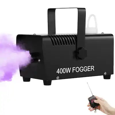 Topteng - 400W Mini Fog Machine with Wireless Remote -Portable Smoke Machine,0.75L Tank,6000 CuFt/Min,for Party Wedding Stage Club