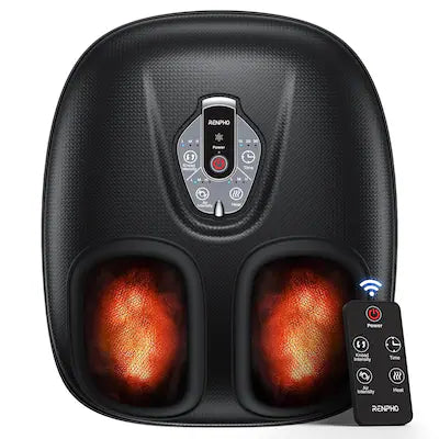 Renpho - Shiatsu Foot Massager Machine with Heat and Circulation 2026 Upgraded, Remote Cordless Control