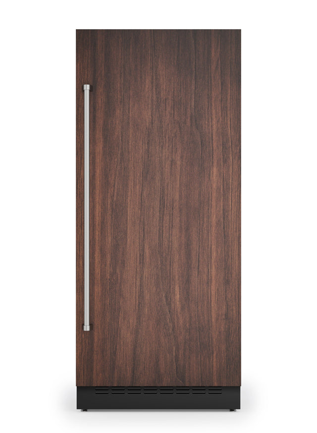 Front. Viking - 36 in. Wide 36"W VEIL Integrated Counter-Depth All Refrigerator-Custom Panel _RH - Panel Ready.
