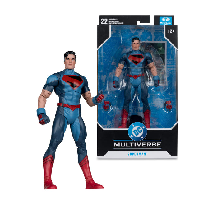 MOVING PARTS!  
22 POINTS ARTICULS  
PUNTOS DE ARTICULACIÓN  
McFARLANE TOYS  
12+  
DC MULTIVERSE  
SUPERMAN