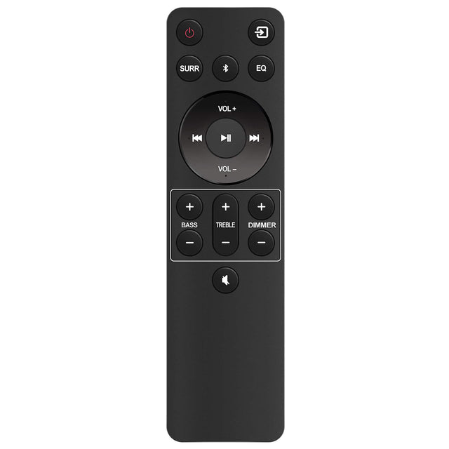 SURR EQ VOL + H VOL - + + + BASS TREBLE DIMMER - -