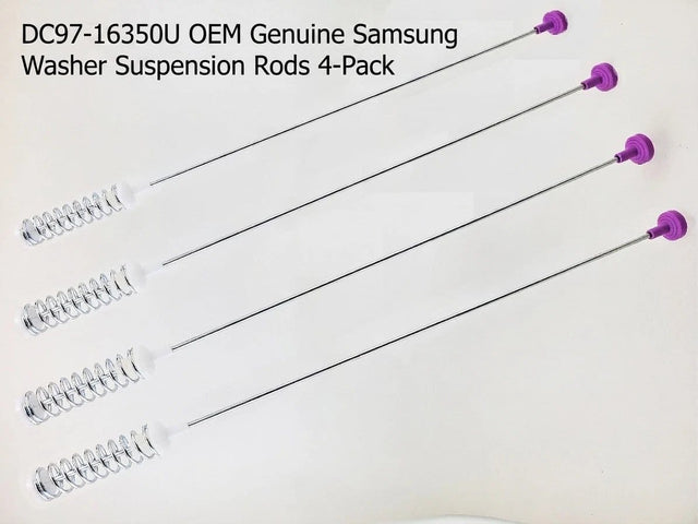 DC97-16350U OEM Genuine Samsung Washer Suspension Rods 4-Pack