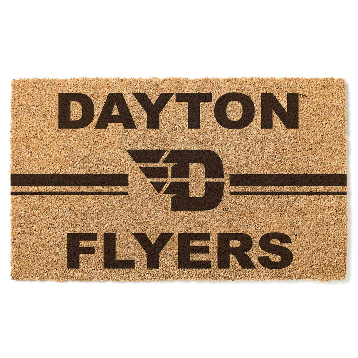 Jardine - Dayton Flyers 18'' x 34'' Team Logo Doormat - Brown