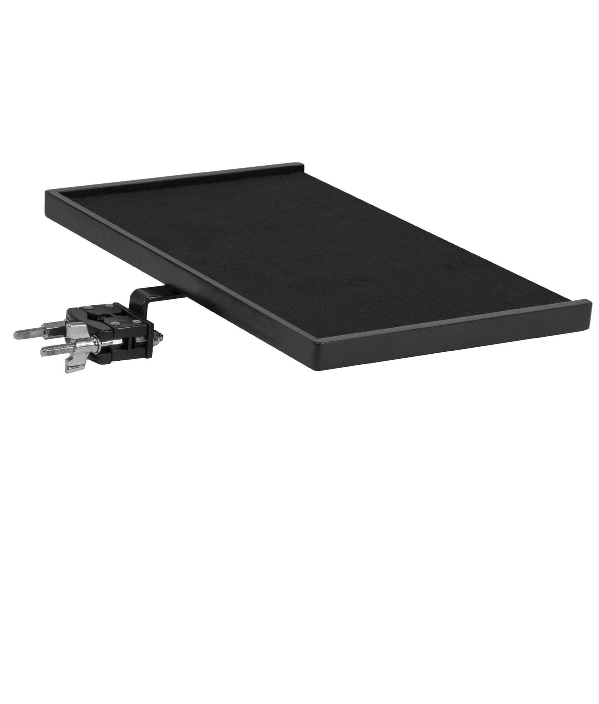 Gibraltar Hardware - 16 x 10 Sidekick Essentials Mountable Wood Tray with Clamp, with Protective Edge, Attaches to Cymbal or Drum Stand
