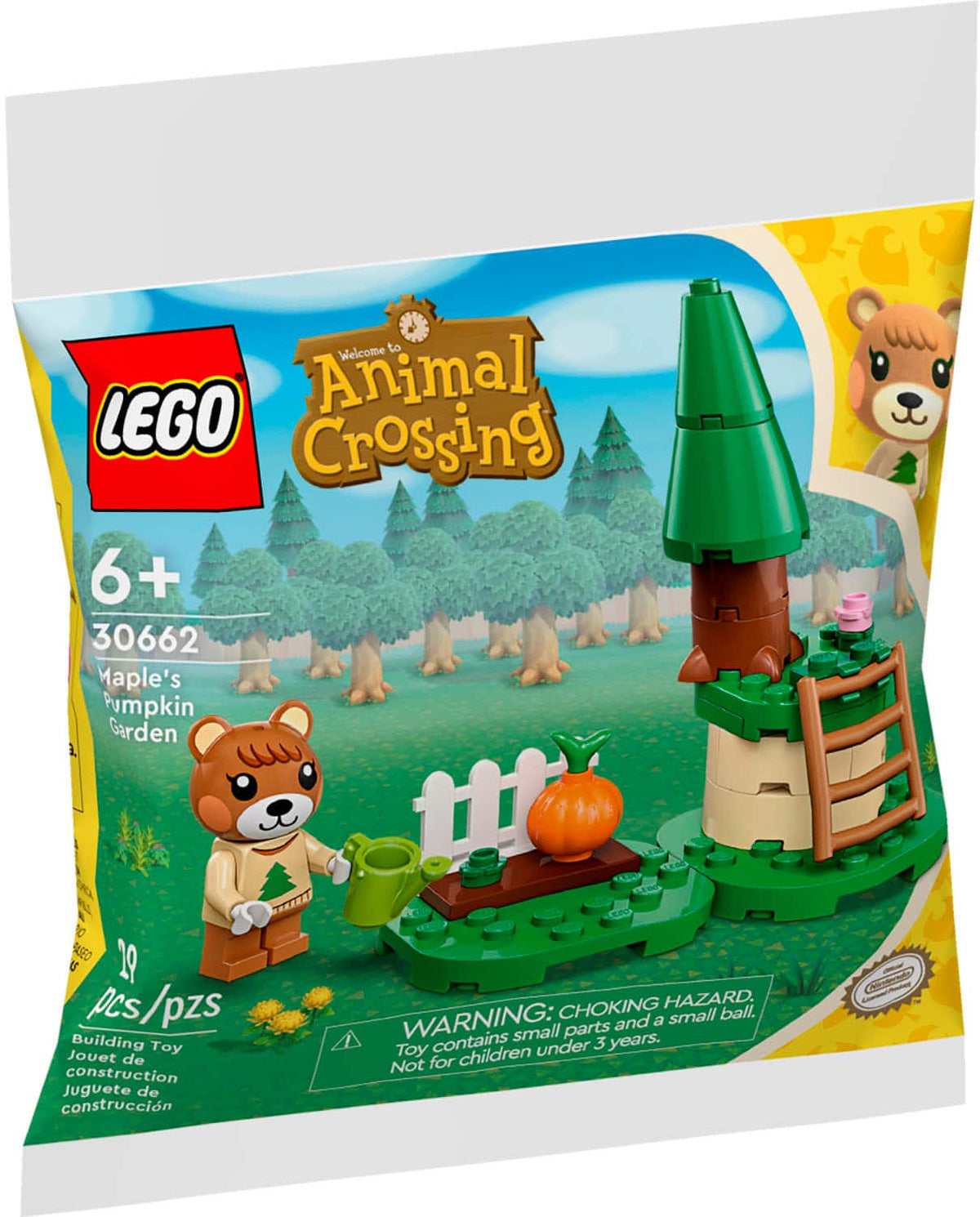 LEGO - Animal Crossing Maple's Pumpkin Garden Building Toy 30662