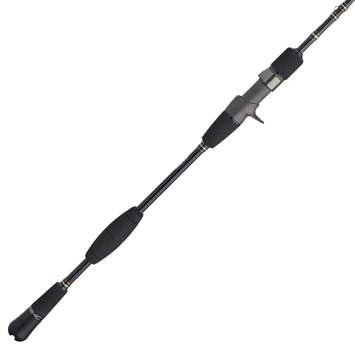 PENN - Carnage III Conventional Slow Pitch Rod, 6'8" Fishing Pole, Medium Heavy - Black